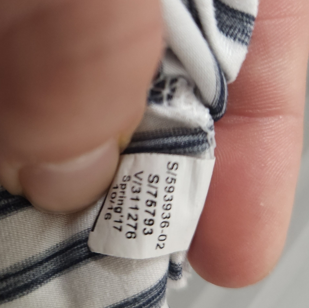 Athleta• blue and white striped racerback dress. Sz XS - Picture 7 of 7